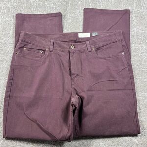 J. Hilburn Classic 5-Pocket Sueded twill Purple Dress Pant Mens Sz 38